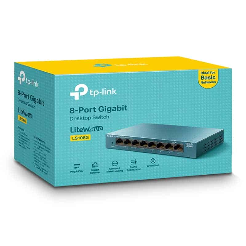 (image for) tp-link LS108G 8-Port 10/100/1000Mbps Desktop Switch